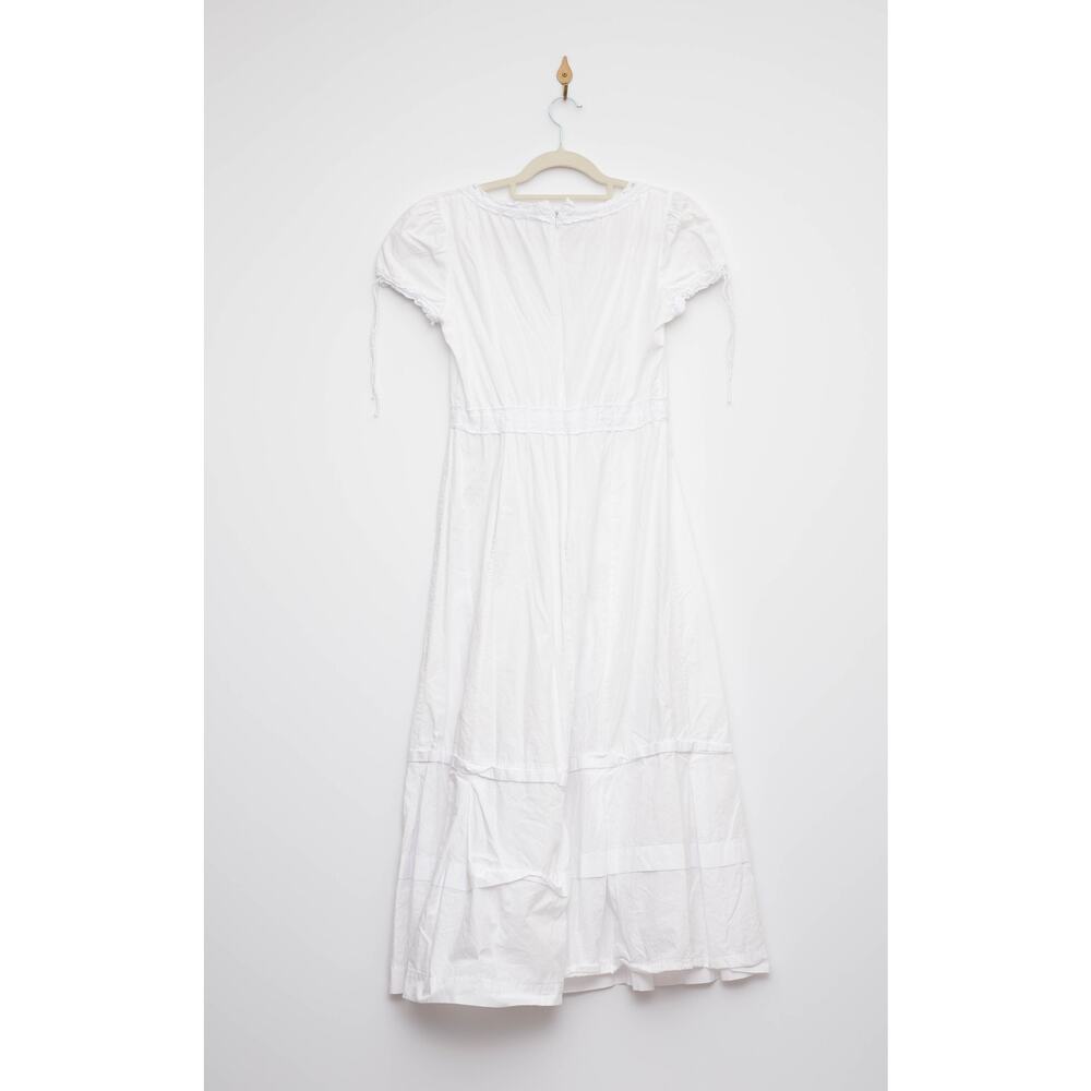 Samantha Sipos Vintage Petticoat Midi Dress in White Size 2 - Picture 6 of 10